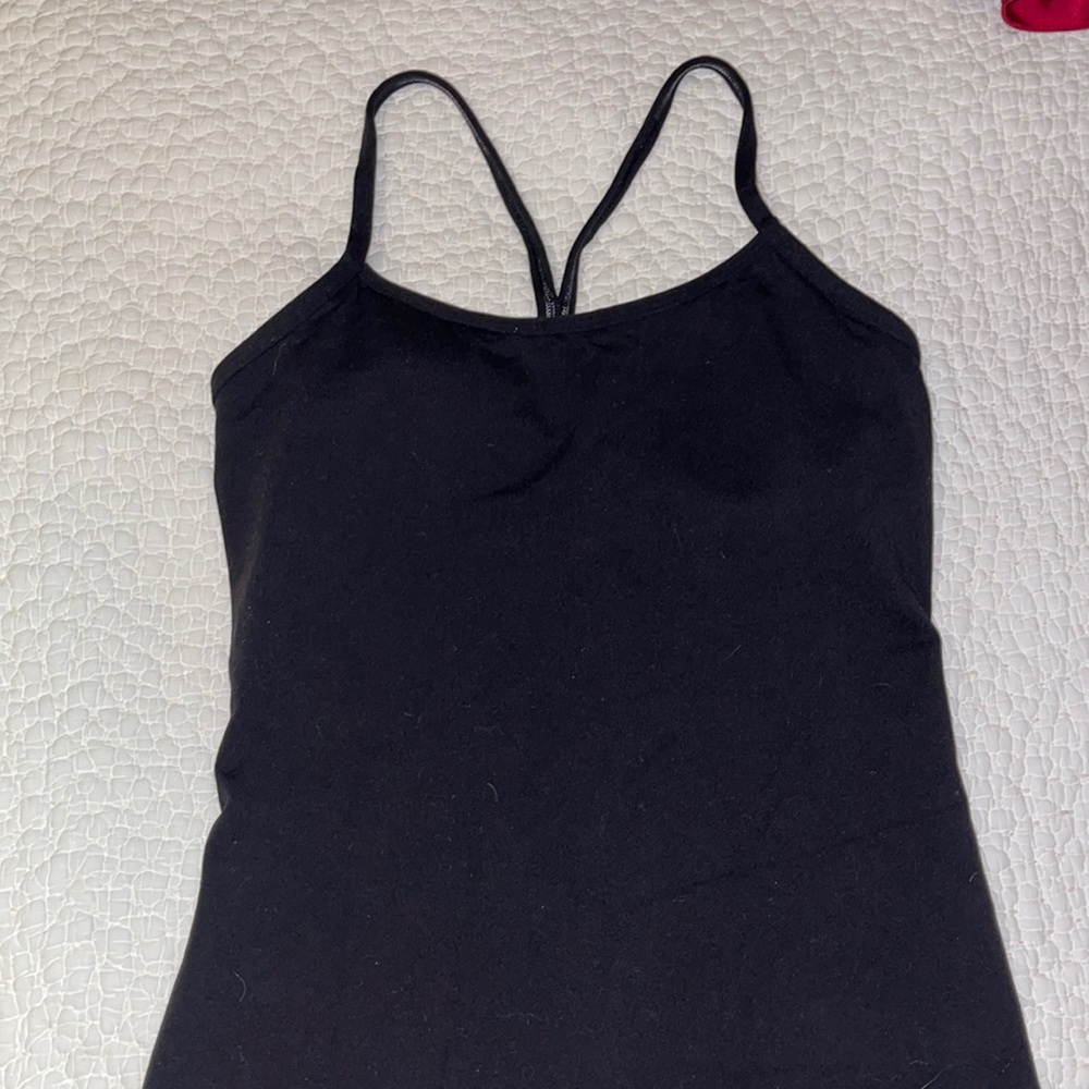 Lululemon Women’s Power Y Tank Top, Black, 6, Never Worn
